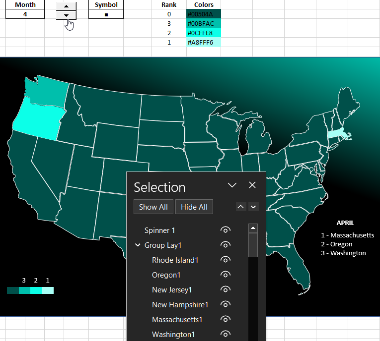 US State Animated Heat Map Presentation