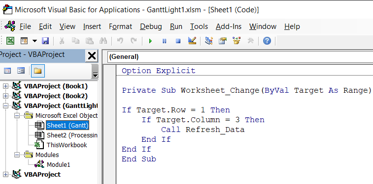 sheet macro