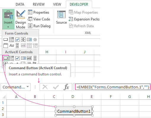 How To Make A Button Using A Macro And Hyperlink In Excel