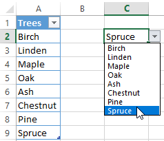 add Spruce.