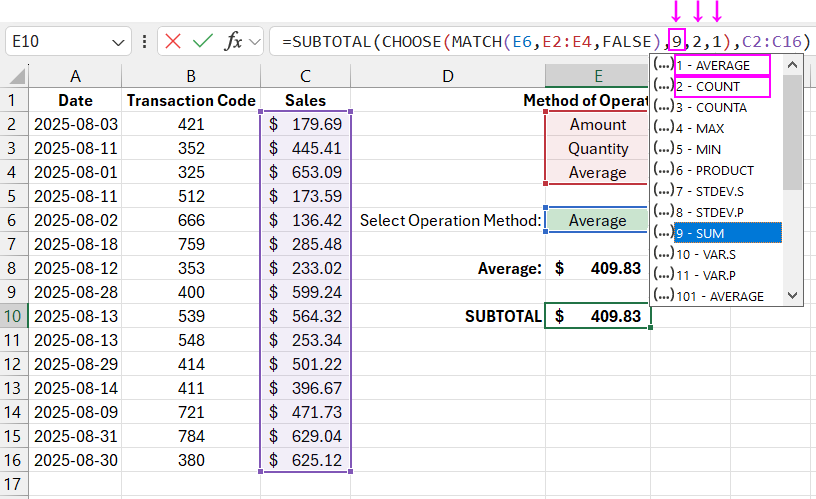 number of range processing methods.