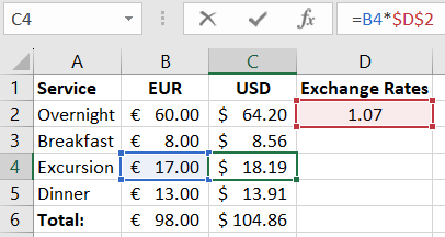 Excel Formulas