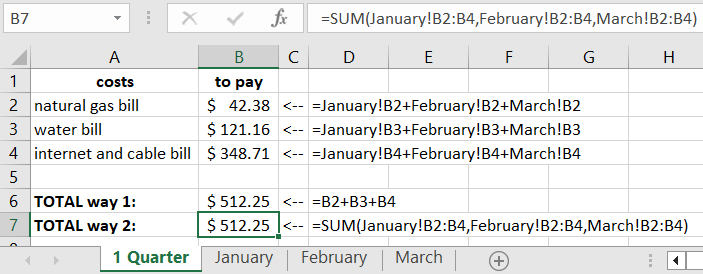 SUM Function