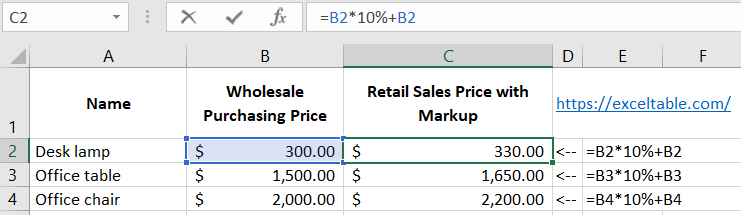 Product Prices