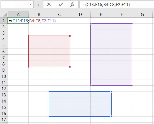 Referencing non-contiguous ranges