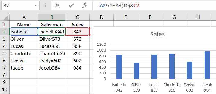 how-to-insert-line-break-in-excel-cell-using-formula