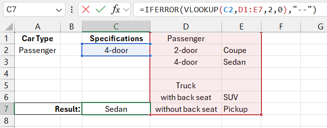 with the VLOOKUP function.