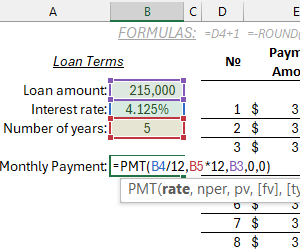 how-to-make-loan-repayment-schedule-calculator