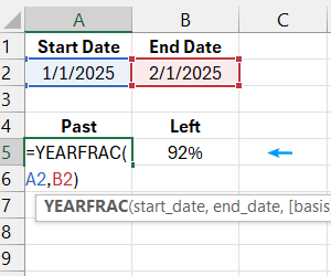 how-to-use-yearfrac-to-get-a-fractional-year