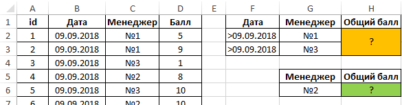 Бдсумм в excel как сделать