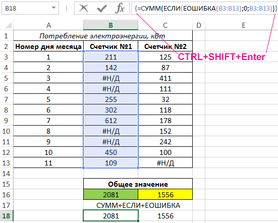 Еслиошибка в excel примеры