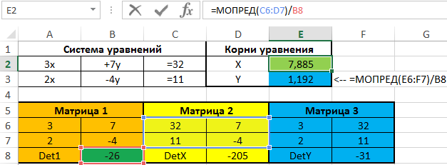 Проверка Корни уравнения.