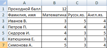 Решение логических уравнений в excel