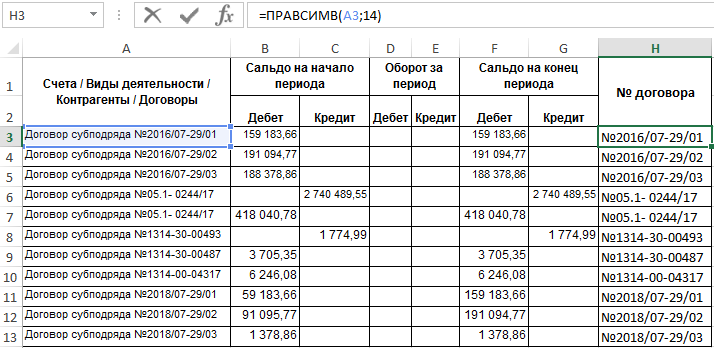 Правсимв excel как использовать