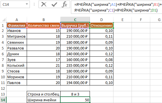 какое значение может принимать ячейка в excel