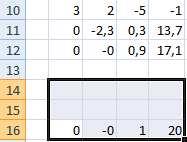 Excel система линейных уравнений методом итераций