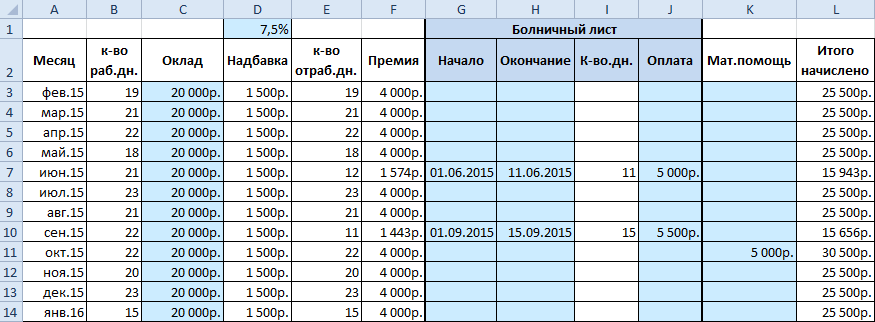 Зарплата 50000 рублей в месяц. Таблица расчетов отпуска в эксель. Как посчитать средний доход за 12 месяцев. Процент отпускных от зарплаты. Таблица расчета зарплаты yна месяц.